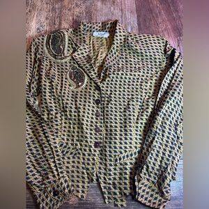 Vintage Naga by milo patterned embroidered blouse
